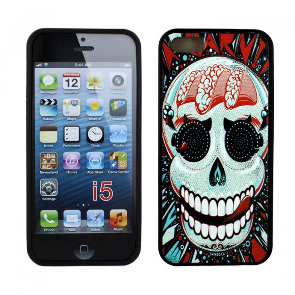 Wholesale Apple iPhone 5 5S Design Case (Skull)